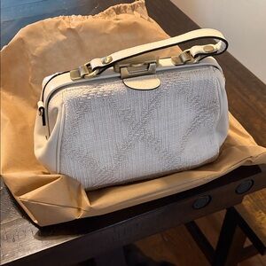 Patricia Nash Cream Satchel Bag